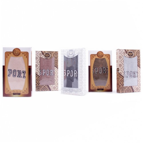 Набор полотенца микрофибра  5184А в шоколадке Р из Иваново