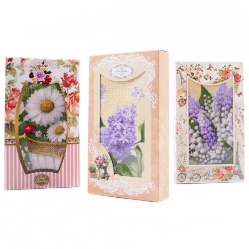 Набор вафельных полотенец Купон 50х63 см в шоколадке 29483-1 тк из Иваново