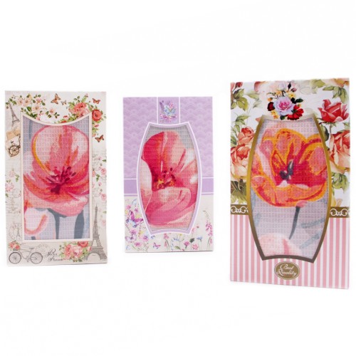 Вафельное полотенце 40х75 см 1 штука в коробке шоколадке 1360-1 рд из Иваново