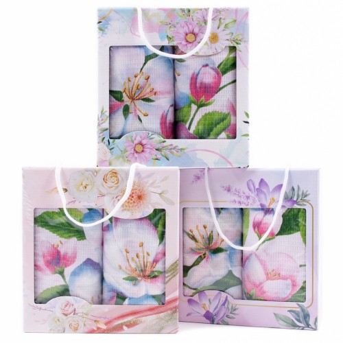 Набор вафельных полотенец Купон 50х63 см 2 штуки в коробке 29432-2 Тейково из Иваново