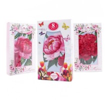 Набор вафельных полотенец Купон 50х63 см 29438-1 Тейково в шоколадке 8 марта