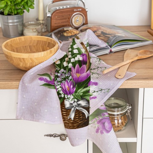 Набор вафельных полотенец Купон 50х63 см 2 штуки в коробке 29493-1 Тейково из Иваново