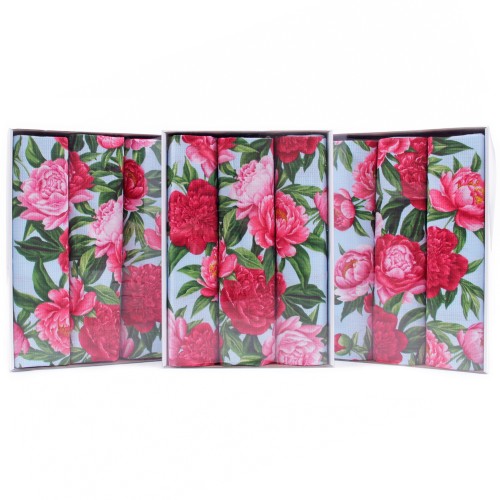 Набор вафельных полотенец Купон 50х63 см 3 штуки в коробке 29438-1 Тейково из Иваново