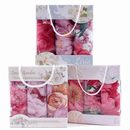 Набор вафельных полотенец Купон 50х63 см 3 штуки в коробке 29495-1 Тейково из Иваново