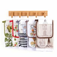 Набор полотенца прихватка и варежка ST 008