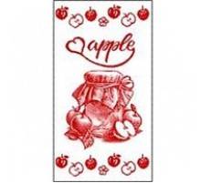 Полотенце махровое пестротканое жаккардовое Яблочное варенье 8041