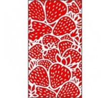 Полотенце махровое пестротканое жаккардовое Клубника в банке 8042