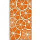 Полотенце махровое пестротканое жаккардовое Апельсины в банке 8044 из Иваново