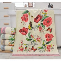 Полотенце велюр-махра 6806298  6805298 