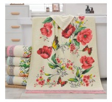 Полотенце велюр-махра 6806298  6805298 