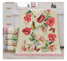 Полотенце велюр-махра 6806298  6805298 