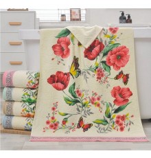 Полотенце велюр-махра 6806298  6805298 