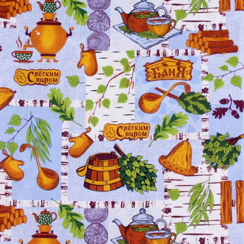 Вафельное полотенце банное 80х150 см 1247-1П рд из Иваново