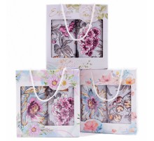 Набор полотенец рогожка 40х75 см в коробке 2 штуки 13602-1 ад