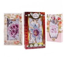 Набор полотенец из рогожки 40х75 см в шоколадке 13602-1 ад