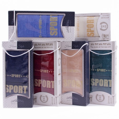 Набор полотенце махровое Спорт 5055 Б в Екатеринбурге