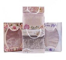 Набор полотенце махровое 6806556 6805556 в коробке Л