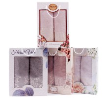 Набор полотенец махровых 6806556 6805556 в коробке Б+Л