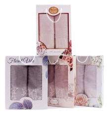 Набор полотенец махровых 6806556 6805556 в коробке Б+Л