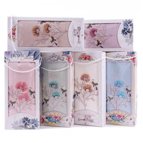 Набор полотенца микрофибра 98-1027 98-1028 в коробке Б из Иваново