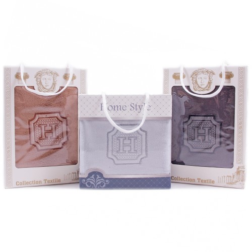 Набор полотенце микрофибра 7506271 7505271 в коробке Л из Иваново