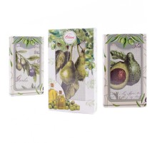 Вафельное полотенце 40х75 см 1 штука в коробке шоколадке 3108-1 трт