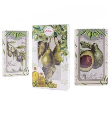 Вафельное полотенце 40х75 см 1 штука в коробке шоколадке 3108-1 трт