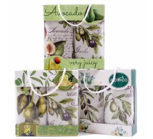 Набор вафельных полотенец 40х75 см 2 штуки в сумочке 3108-1 трт