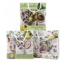 Набор вафельных полотенец 40х75 см 3 штуки в сумочке 3108-1 трт