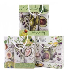 Набор вафельных полотенец 40х75 см 3 штуки в сумочке 3108-1 трт