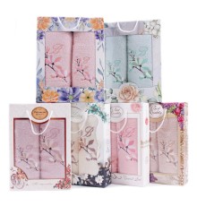 Набор полотенец махровых WR77 в коробке Б+Л