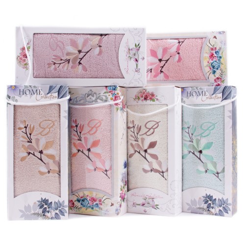 Набор полотенце махровое WR77 в коробке Б из Иваново