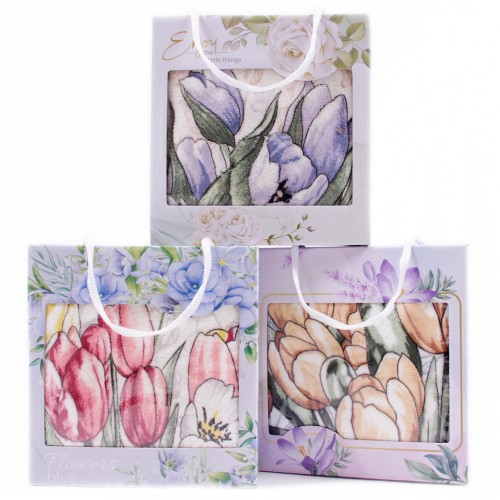 Набор полотенца микрофибра  2811339 в сумочке Р из Иваново