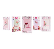 Набор полотенца микрофибра  3805 в шоколадке 8 марта Р