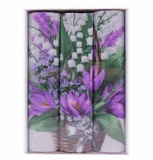 Набор вафельных полотенец Купон 50х63 см 3 штуки в коробке 29493-1 Тейково