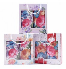 Набор вафельных полотенец Купон в коробке  (2 шт.) в ассортименте Тейково 29497-1