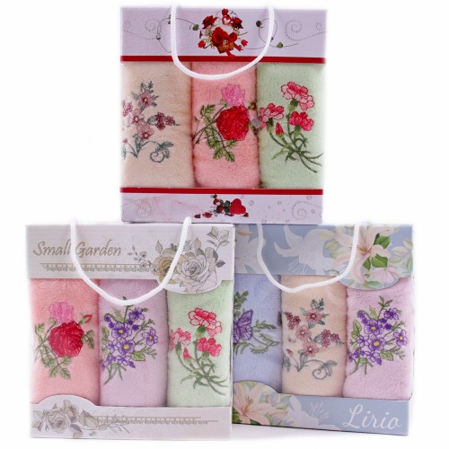 Набор полотенец микрофибра  3807 в сумочке Р+Р+Р в Омске