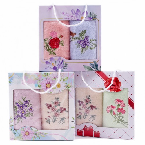 Набор полотенец микрофибра  3807 в сумочке Р+Р в Омске