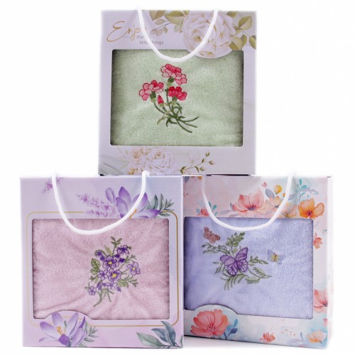 Набор полотенце микрофибра 3807 в сумочке Р в Омске