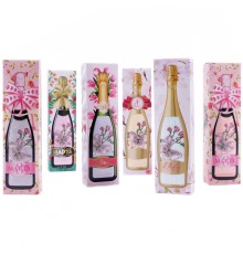 Набор полотенце микрофибра LM85-6 в бутылочке 8 марта Р