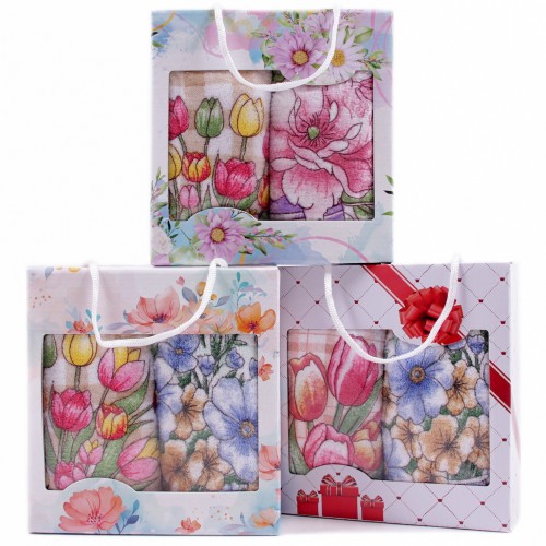 Набор полотенец микрофибра  002-304 в сумочке МР+МР из Иваново