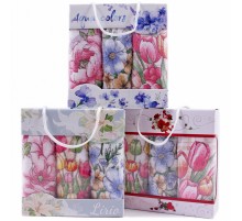 Набор полотенец микрофибра  002-304 в сумочке МР+МР+МР