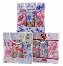 Набор полотенец микрофибра  002-304 в сумочке МР+МР+МР