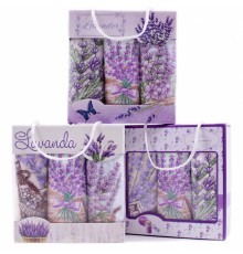 Набор полотенец микрофибра  002-306 в сумочке МР+МР+МР