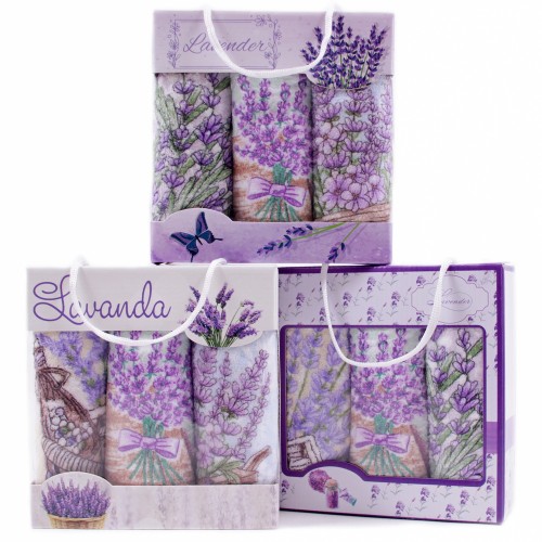 Набор полотенец микрофибра  002-306 в сумочке МР+МР+МР из Иваново