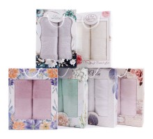 Набор полотенец махровых  4056 Б+Л