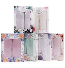 Набор полотенец махровых  4056 Б+Л