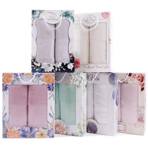 Набор полотенец махровых  4056 Б+Л из Иваново