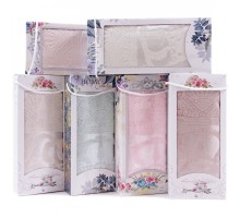 Набор полотенце велюр-махра 7263 Б