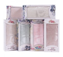 Набор полотенце велюр-махра 7263 Б